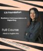 Video Lectures CA Foundation Business Correspondence Anuradha Singh