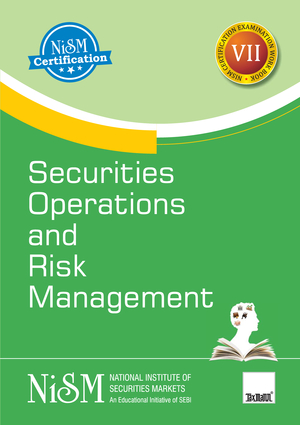 Taxmann Securities Operations and Risk Management By NISM