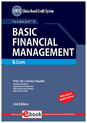 Taxmann Basic Financial Management B.Com By Vanita Tripathi