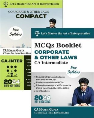 CA Inter MCQ and Compact Corporate & Other Laws By CA Harsh Gupta