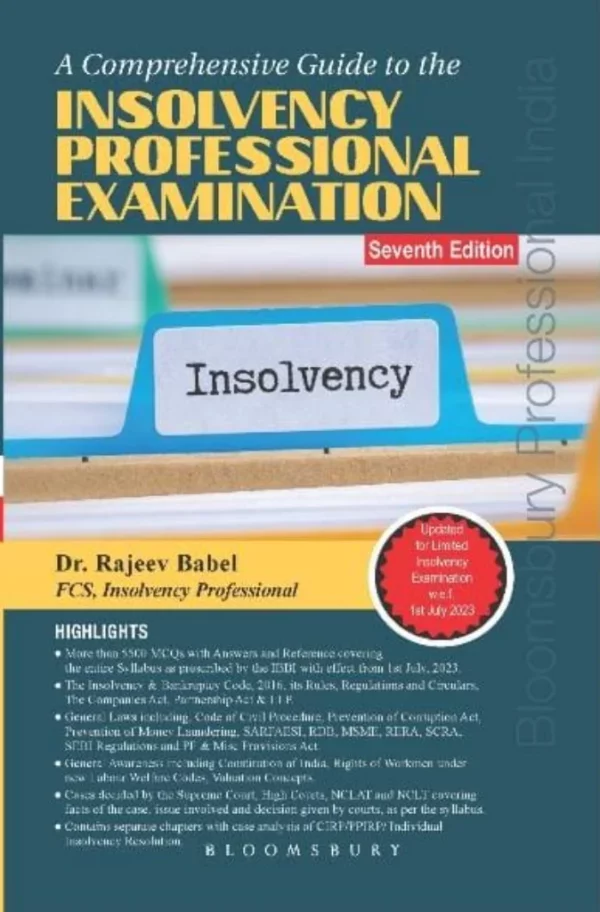 Comprehensive Guide Insolvency Professional Examination Rajeev Babel