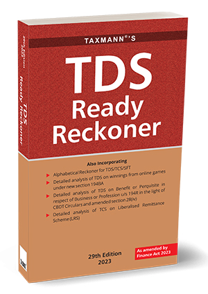 Taxmann TDS Ready Reckoner Edition April 2023