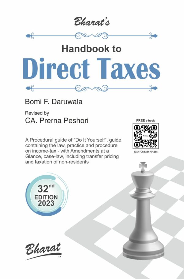 Bharat Handbook to Direct Taxes By Bomi F. Daruwala Edition 2023