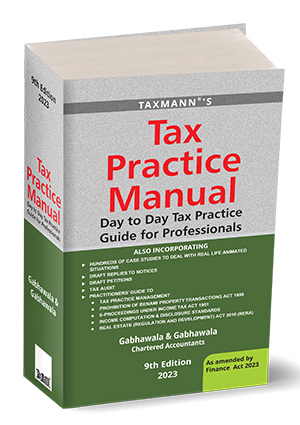Taxmann Tax Practice Manual By Gabhawala Gabhawala