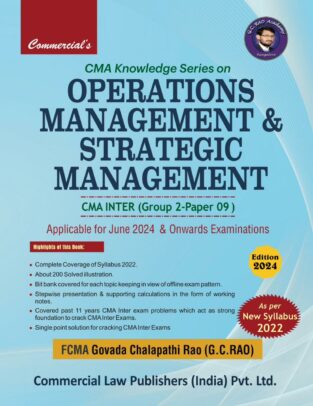 CMA Inter Operations Management & Strategic Management