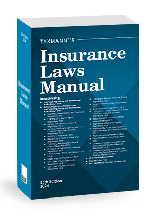 Taxmann Insurance Laws Manual Edition 2024 Taxmann