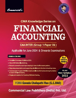 Commercial CMA Inter Financial Accounting By G.C. Rao
