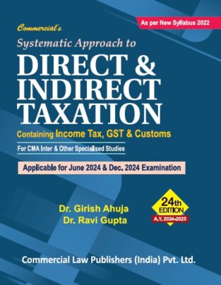 CMA Inter Direct Taxation Girish Ahuja 2022 Syllabus June 24