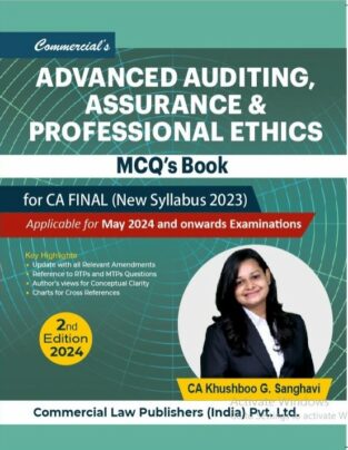 CA Final Audit MCQs Book By CA Khushboo Sanghavi May 2024