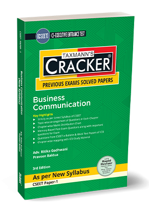 Taxmann CSEET Cracker Business Communication By Ritika Godhwani