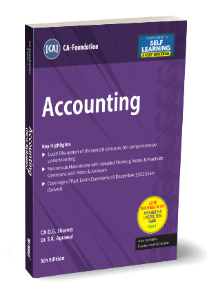 CA Foundation Accounting New Syllabus By D.G. Sharma May 24
