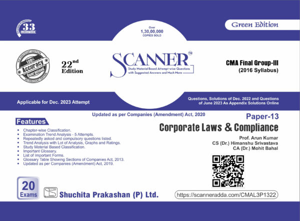 Shuchita Solved Scanner Corporate Laws and Compliance