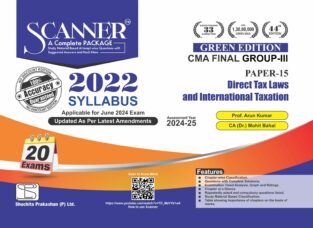Shuchita Scanner CMA Final 2022 Syllabus Direct Tax Laws
