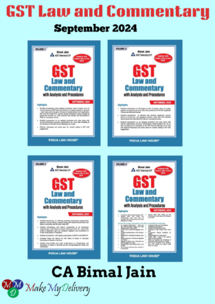 GST Law and Commentary Analysis and Procedures By Bimal Jain & A2Z Taxcorp LLP