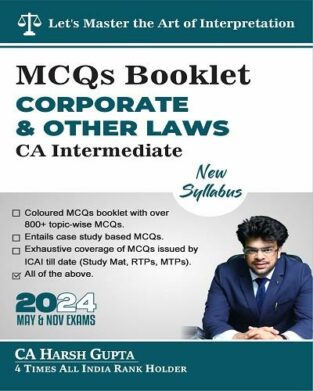 CA Inter MCQ Booklet Corporate & Other Laws By CA Harsh Gupta