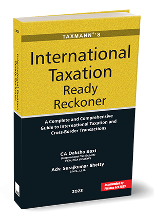 Taxmann International Taxation Ready Reckoner By Daksha Baxi