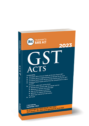 Taxmann GST Acts (Paperback Pocket Edition) Edition 2023