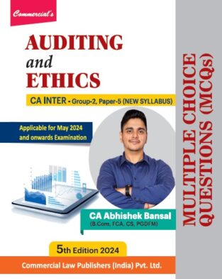 CA Inter Auditing MCQs Book New Scheme CA Abhishek Bansal