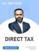 CA Inter Direct Tax Full Course Video Lectures By CA Bhanwar Borana