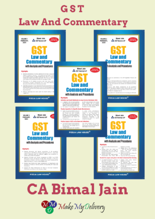 GST Law and Commentary Analysis and Procedures By Bimal Jain & A2Z Taxcorp LLP