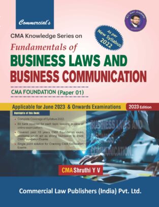 CMA Foundation Business Law and Business Communication By G.C. Rao