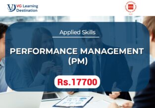 ACCA Skill Level Performance Management By Anushka Jain
