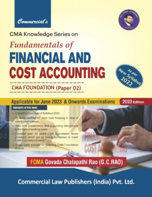 CMA Foundation Financial and Cost Accounting By G.C. Rao