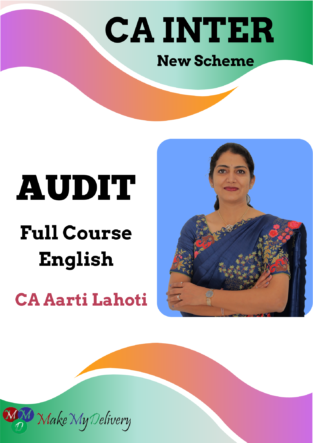CA Inter Auditing Assurance CA Aarti Lahoti May 2024 Exam