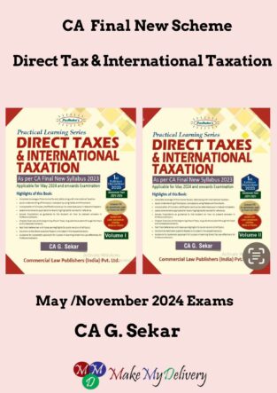 CA Final Padhuka Direct Taxes Practical Learning G Sekar May 24