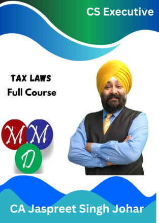 Video Lectures CS Inter Tax Law By CA Jaspreet Singh Johar