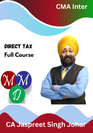 Video Lectures CMA Inter Direct Tax By CA Jaspreet Singh Johar