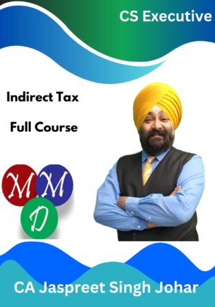 Video Lectures CS Inter Indirect Tax By CA Jaspreet Singh Johar