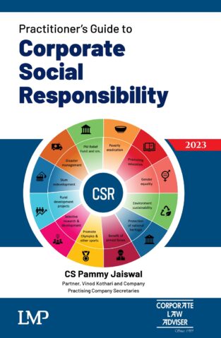 Corporate Social Responsibility By CS Pammy Jaiswal July 2023