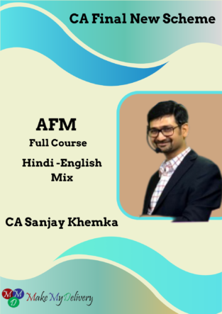 Video Lecture CA Final AFM Regular New By Sanjay Khemka