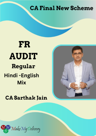 CA Final FR and Audit Regular Live Batch By CA Sarthak Jain