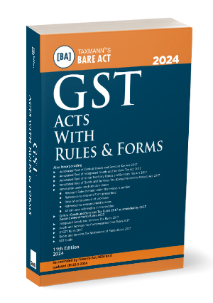 Taxmann GST Acts with Rules and Forms (Bare Act)