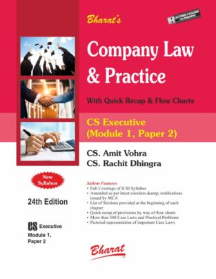 CS Executive Company Law & Practice New By CS Amit Vohra