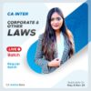 CA Inter Corporate And Other Laws Regular By CA Ankita Bora