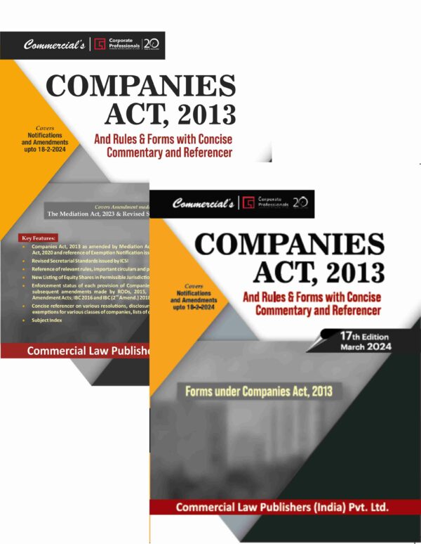 Commercial Companies Act 2013 And Rules Corporate Professionals