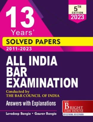 All India Bar Examination Solved Papers By Lovdeep Bangia