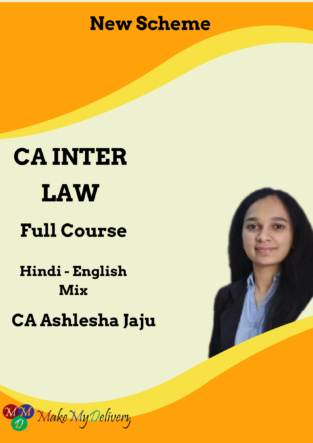 CA Inter New Scheme Law Full Course By CA Ashlesha Jaju
