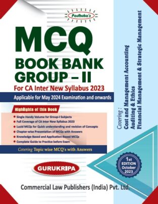 CA Inter Padhuka MCQ Book Bank Group 2 May 24 Exam