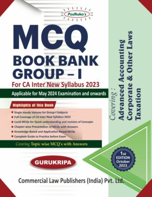 CA Inter Padhuka MCQ Book Bank Group 1 May 24 Exam