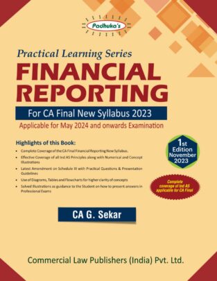 CA Final Padhuka Financial Reporting By G Sekar May 24 Exam