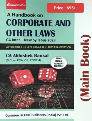 CA Inter Handbook Corporate And Other Laws By Abhishek Bansal