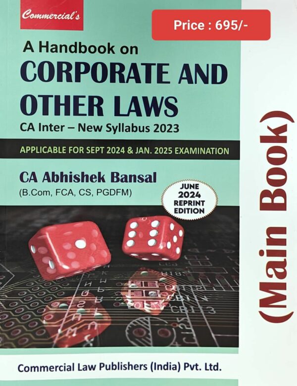 CA Inter Handbook Corporate And Other Laws By Abhishek Bansal