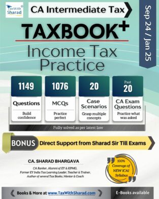 TaxBook Income Tax Practice Questions By CA Sharad Bhargava