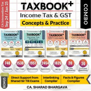 CA Inter Taxation Concepts & Practice By Sharad Bhargava