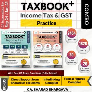 CA Inter Income Tax & GST Practice By CA Sharad Bhargava