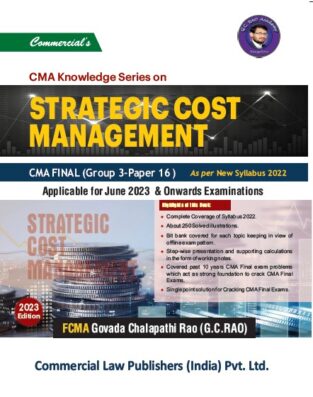 Strategic Cost Management For CMA Final By G.C. Rao June 2023